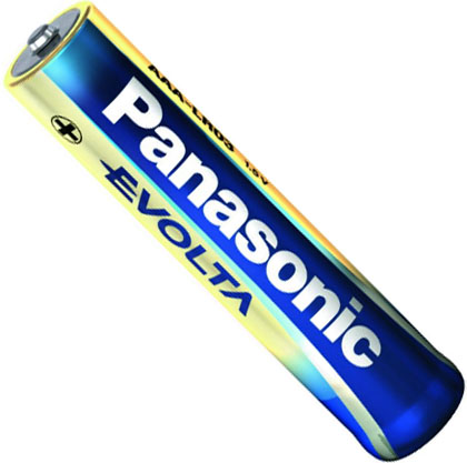 Щелочные батарейки Panasonic Evolta AAA.