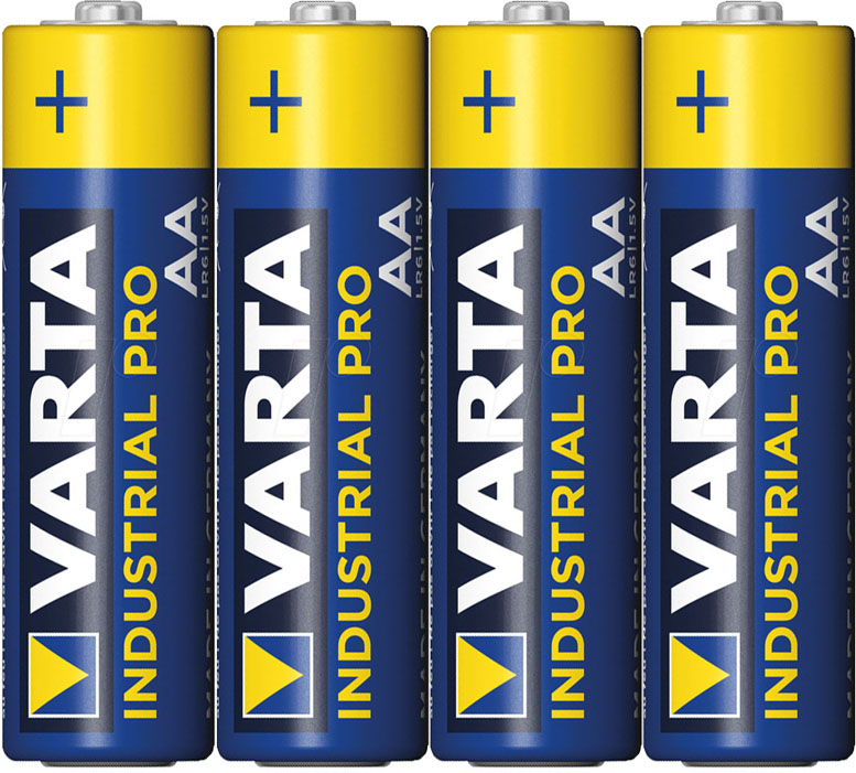 Щелочные пальчиковые батарейки VARTA Industrial Pro AA (LR6) Alkakine.